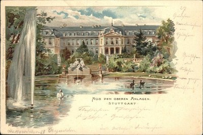 Schnorr P. Nr. 506 Anlagen Stuttgart Schwan