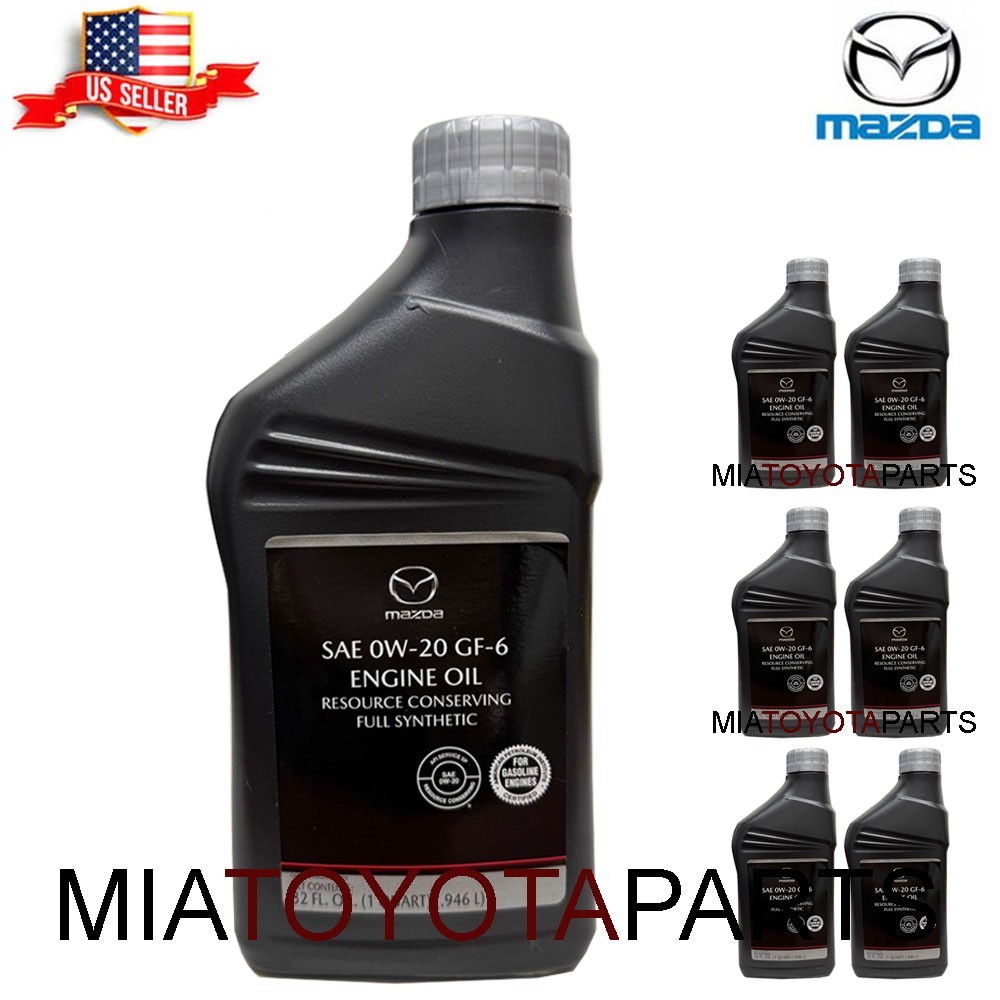 6 Quarts Mazda SAE 0W-20 GF-6 Resource Conserving Full Synthetic