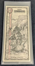 2027 Zombucks Zombull 1/1000 oz Silver Back Foil Note