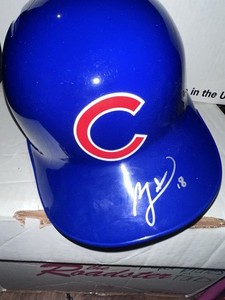 Cubs BEN ZOBRIST Full Size Signed Rawlings Helmet AUTO w/ 2015 WS Champs - JSA