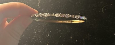 925 Sterling Armband mit cz.       #212