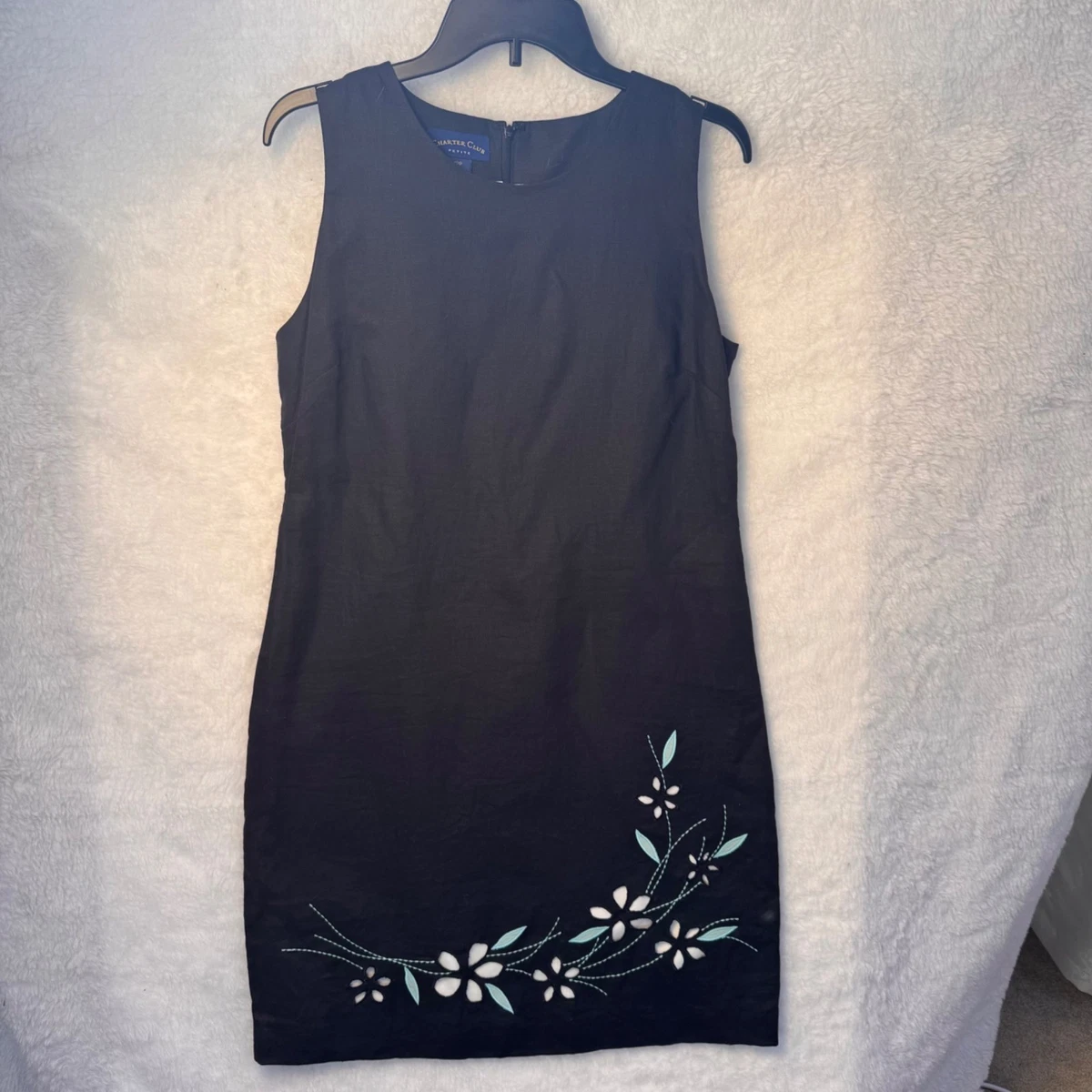 bekki linen dress The Mykonos - Solid Black Linen Beach Dress