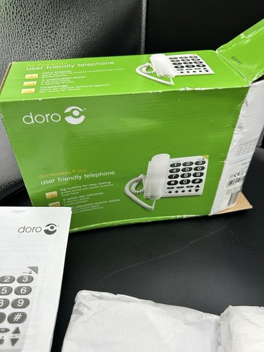 Doro PhoneEasy 311c Landline Phone - Big Button Corded House Phone (White) - Photo 2/4