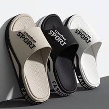 Men EVA Summer Sandals Non-Slip Soft Sole Shower Slides Indoor Outdoor Slippers