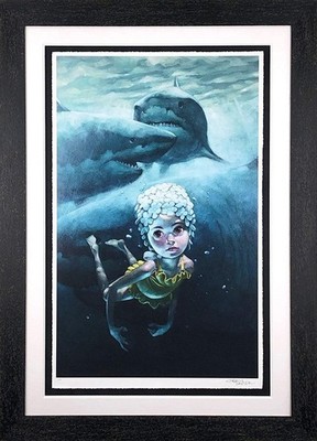 Schlimmere Dinge passieren auf See von Craig Davison. Gerahmt Signiert Limited Edition