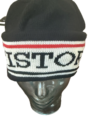 LNWOT Iceberg History Vintage Winter Hat Beanie Casual Black  display picture 2