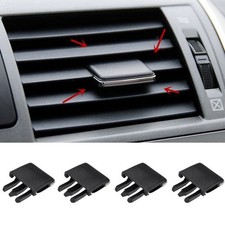 4X Car Air Conditioning Vent Center Dash A/C Outlet Louvre Blade Slice Leaf Clip