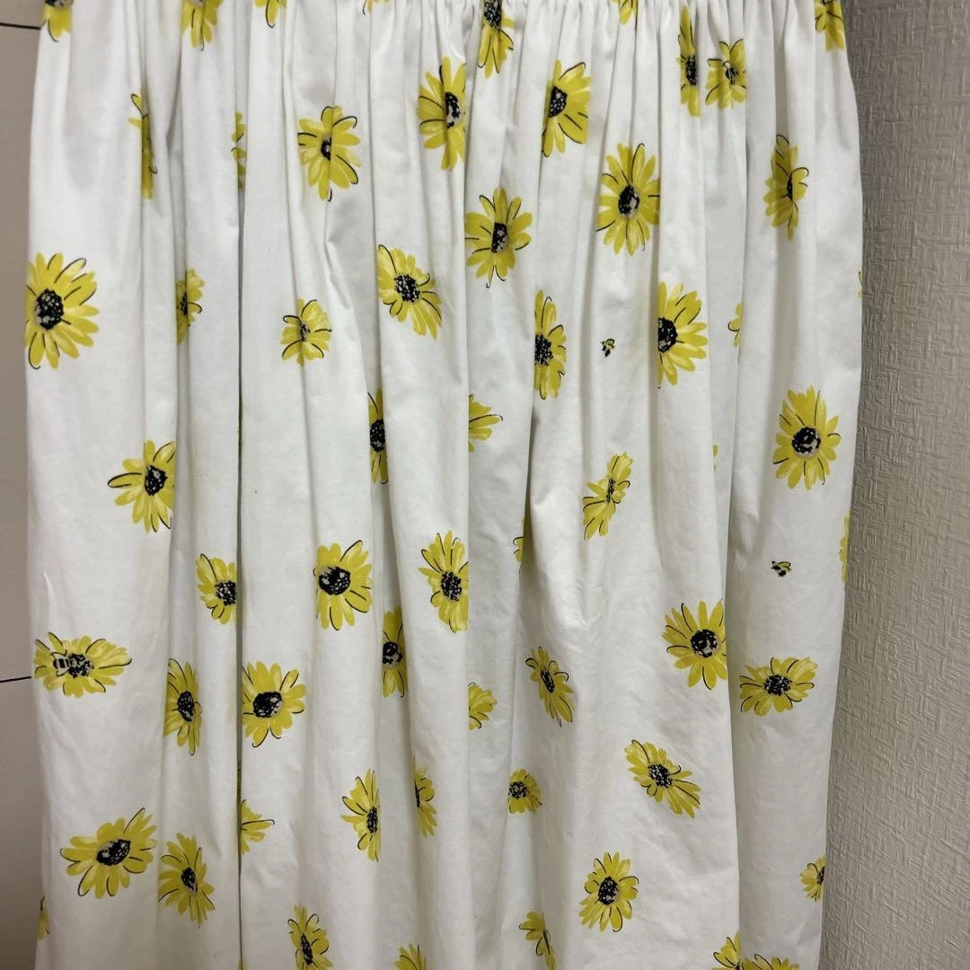 Autentico abito girasole kate spade new york taglia 0 "offerte benvenute" R2952