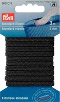 (1.33 Eur/Mtr.) Prym Gummiband Sb - Standard Elastic 5Mm / Schwarz