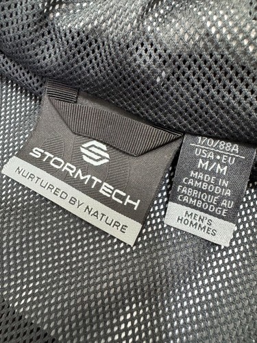 Chevy Corvette Stormtech Regenmantel mit Kapuze wasserdichte Jacke Herren Medium M Full Zip - Bild 4 von 13