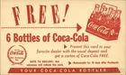 Advertising Coca Cola Antique Original Vintage Postcard