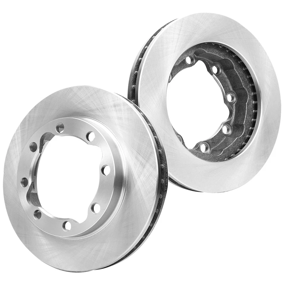 Rotores de freno de disco delanteros 318 mm 8 tacos para Dodge Ram 2500 3500 Chevrolet GMC K3500 Foto 3 de 4