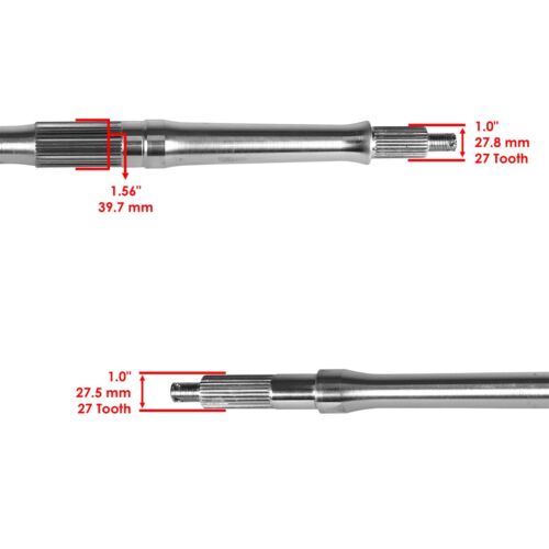 Caltric Rear Axle For Yamaha Big Bear 350 YFM350 1996-1998 4GB-25381-10-00 - Picture 3 of 7
