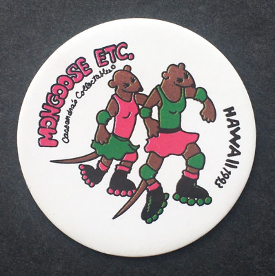 Mongoose Etc. Rollerblading Hawaii Pog Milk Cap Inline Skating Game Piece 1993