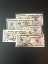 Lightly Circulated Note-  $50 Bill (Fifty Dollar Bill) - 2017A