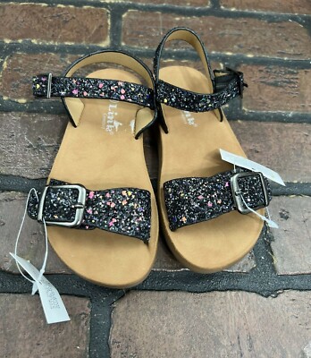 Toddler Girl Link Comfort Glitter Sandals Size 9