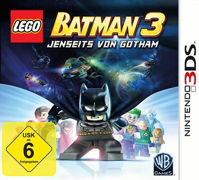 Lego Batman 3 Jenseits von Gotham (Nintendo 3DS) Komplett Anleitung CIB Deutsch 