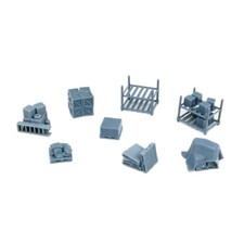 Outland Models Scenery Miniature Logistics Warehouse Accessory Set 1:64 S Gauge