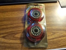 Razor Scooter Wheels Set of 2 Wheels 6101a Red Tire Replacement NEW