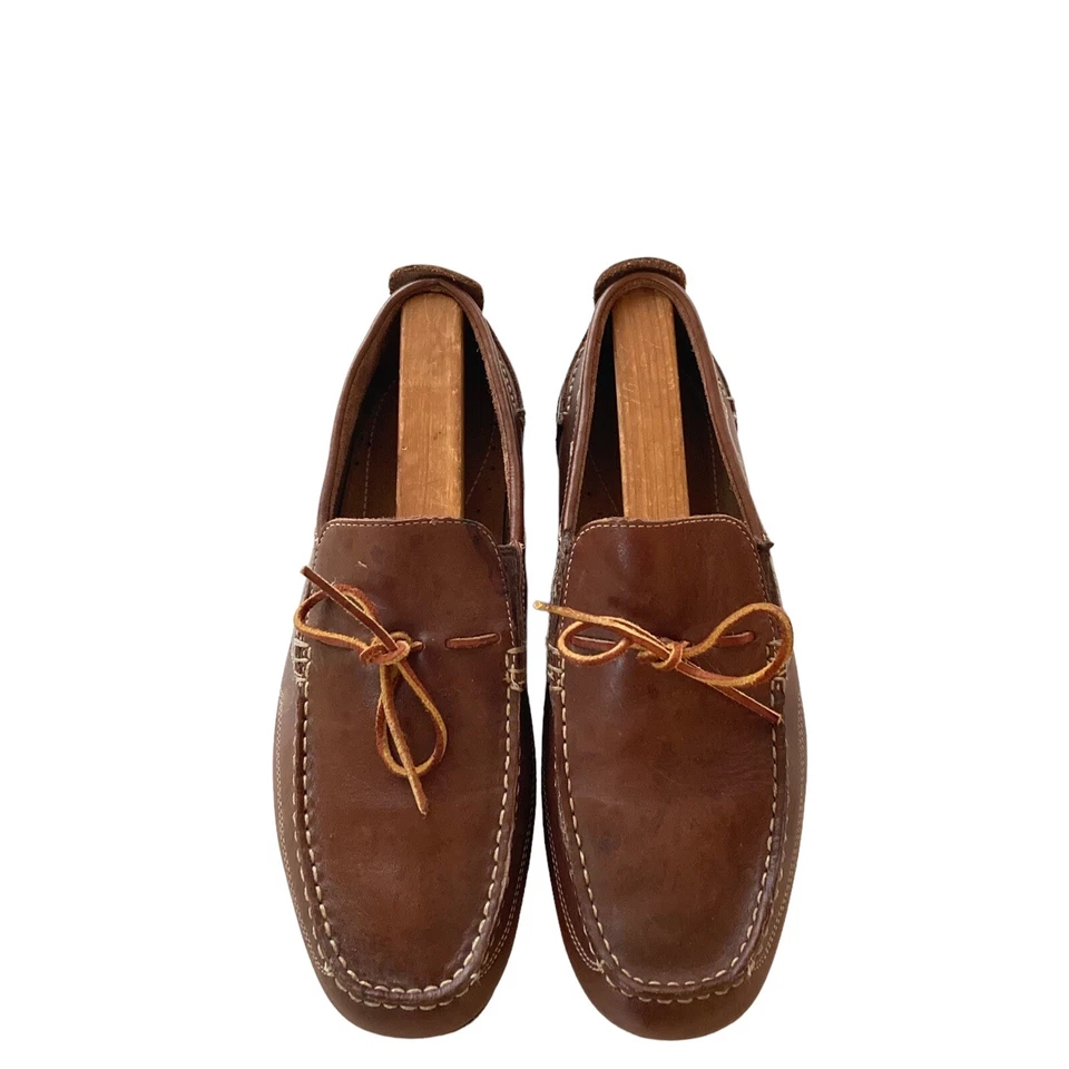 Mocasines/zapatos de conducción Florsheim marrón estilo mocasín talla 10,5 Foto 3 de 4