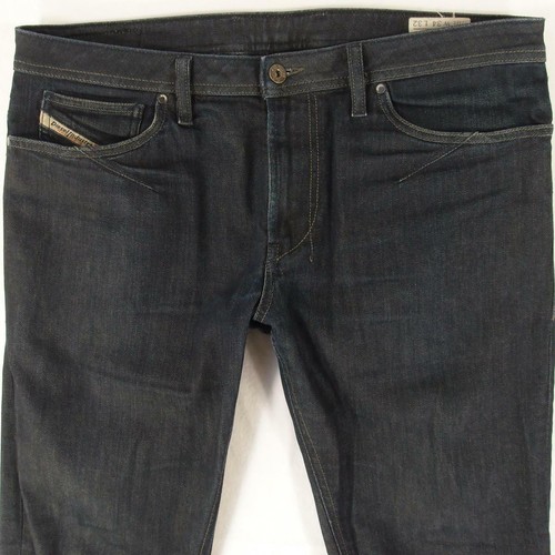 Mens Diesel SHIONER 008AA Slim Skinny Stretch Blue Jeans W34 L34 | eBay
