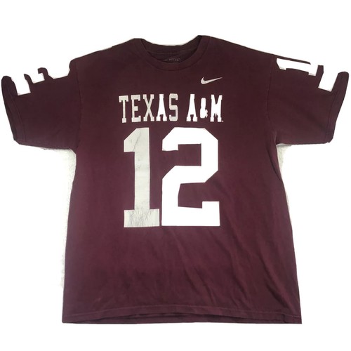 Nike T Shirt Size Large #12 Texas A\u0026M 