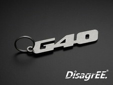 Portachiavi "G40" - per VW Polo G40 - Caricatore G - Acciaio Inox SPAZZOLATO!