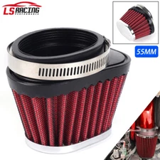 For Motocross Scooter Air Pods Cleaner Motorcycle High Flow Air Filter 55mm/2.17