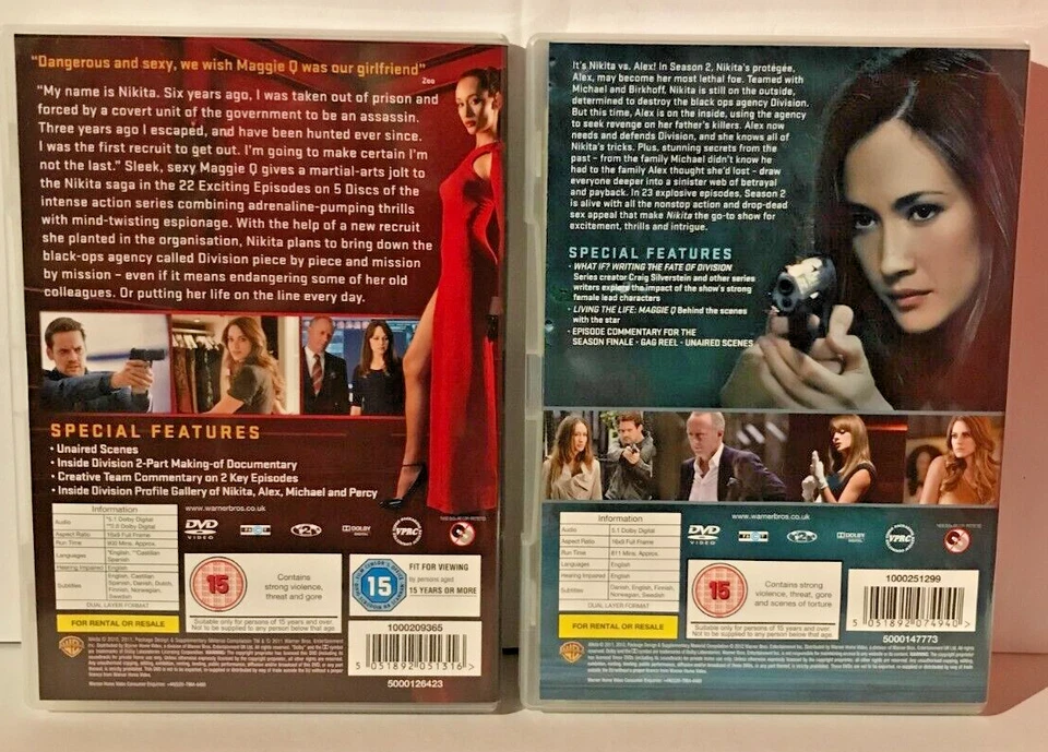 Thriller DVD (R2) boxset bundle - House of Cards, Nikita, Homeland. Hours of TV! - Image 3 of 4