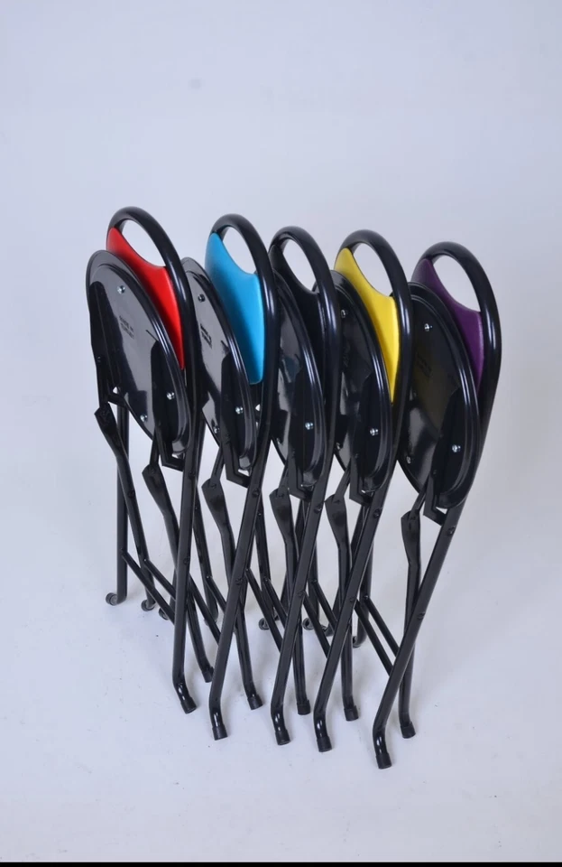 Folding Stool Bar,Padded, Heavy duty, Portable, for indoor, outdoor, dorm,picnic - Image 4 of 4