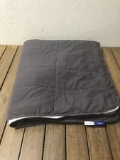 Casper  American Airlines Fist Class Duvet Blanket Throw Gray White 46x72” EUC