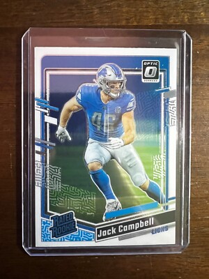 2023 Donruss Optic Football Rated Rookie Jack Campbell #235