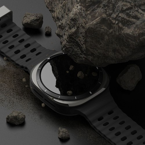 Futerał ochronny + szkło do Galaxy Watch Ultra 47mm Ringke Case Cover Futeral Czarny - Zdjęcie 5 z 6