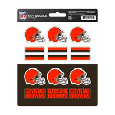 Cleveland Browns NFL Vinyl Die-Cut Sticker Set / Decal Sheet Free Shipping