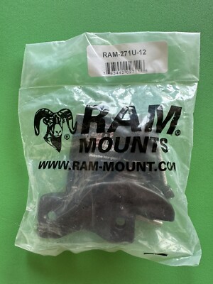RAM-271U-12 RAM Mounts 1.25'' to 1.875'' Rail Clamp Base w/ 1.5'' Ball