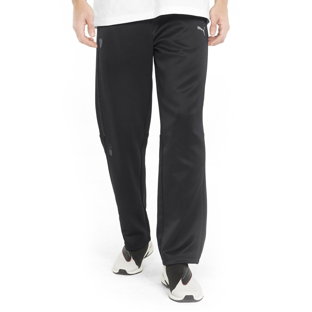 Puma Scuderia Ferrari Style T7 Track Pants Mens Black Casual Puma Scuderia Ferrari Style T7 Track Pants Mens Black Casual
