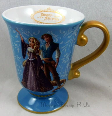 Disney Store Designer Conte de Fées Couples Céramique Tasse Raiponce Et Flynn - Photo 1/3