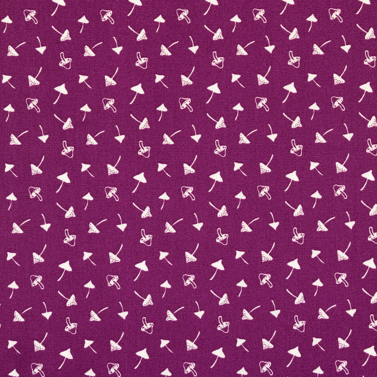 Baumwollstoff Pilze pflaume (Preis=0,5m)