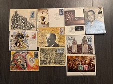 10 Timbre France Lot de FDC enveloppes