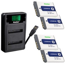 LZD2 Charger  4 battery for Sony BD1 DSC-G3 T2 T70 T75 T77 T90 T200 T300 T500