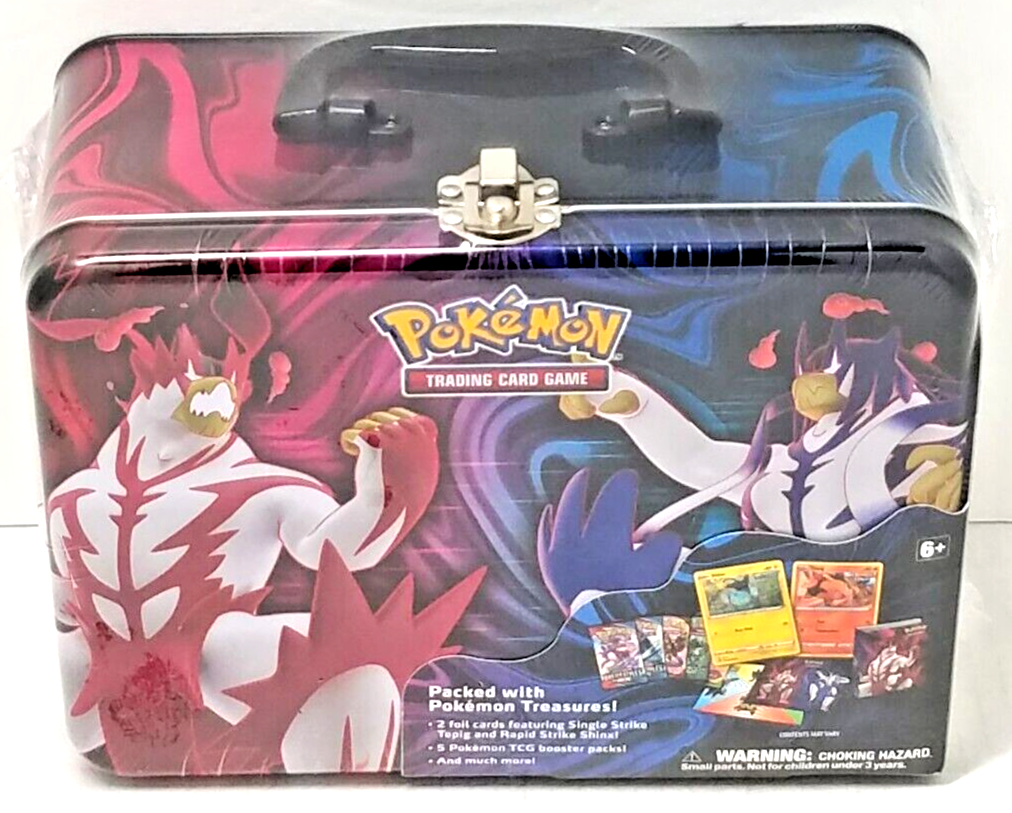 Pokemon Battle Styles COLLECTOR'S CHEST Tin Spring 2021 Lunch Box