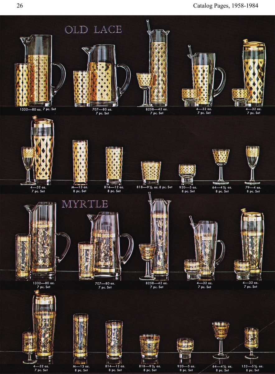 Stephen Newell 1984 ガラス皿 サンドブラスト FM11-09 West Virginia Glass Specialty decorations, 1948-84 - catalog pages