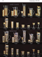 West Virginia Glass Specialty decorations, 1948-1984 - catalog pages & ads