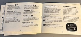 Vintage 1980s NES Nintendo RAMBO&rsquo;s REVENGE Org Instruction Game Booklet Manual