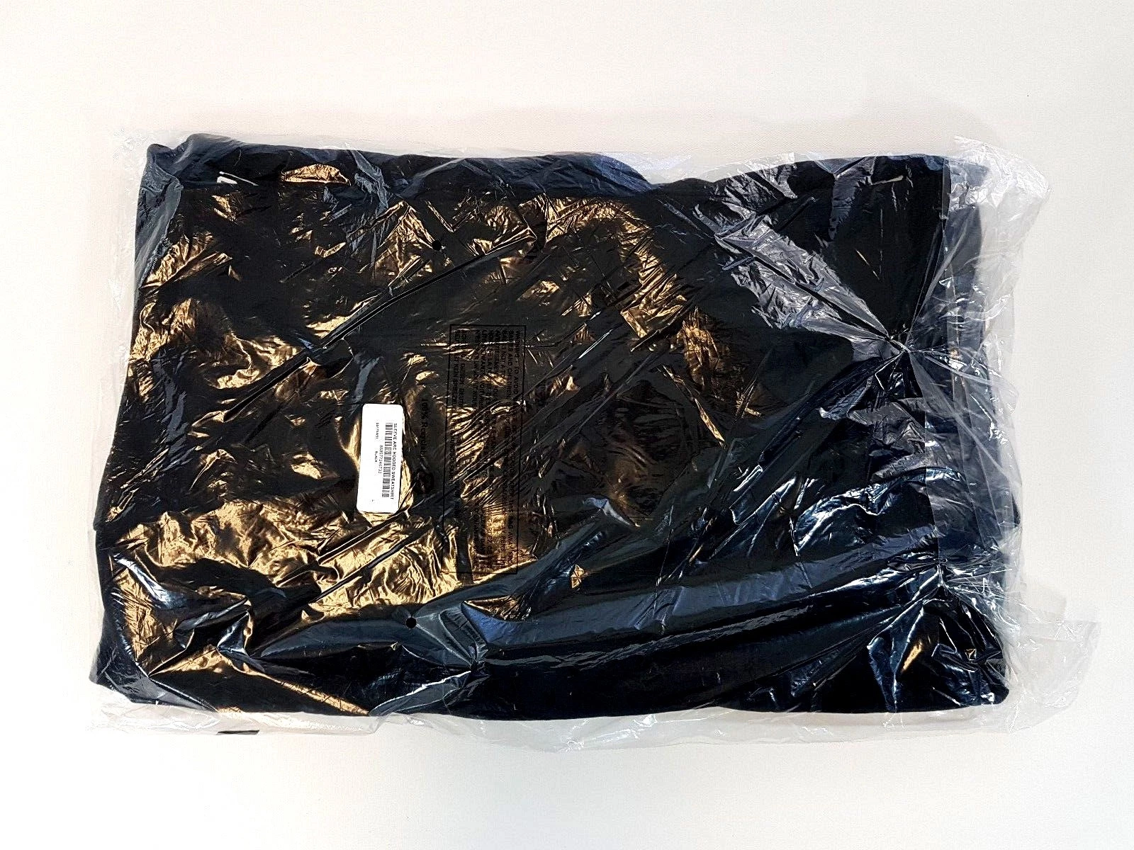 Felpa con cappuccio Supreme manica ad arco nera taglia large SS17