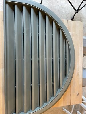 Alpha systems 32 x20  half round vinyl gable end vent.  Color #327