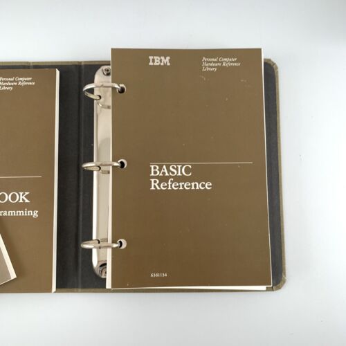 IBM BASIC 3.0 Manual Complete Binder w/ Handbook Quick Reference VTG 1984 - Picture 3 of 12