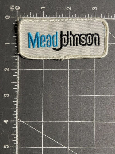 Vintage Mead Johnson Logo Patch Enfamil Enfant Bébé Formule Nutrition Chicago Il - Photo 1/1