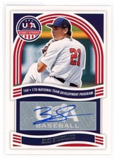 2024 USA Baseball Stars & Stripes #20 Zach Strickland Signatures Autograph