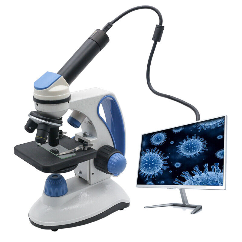 2000X USB Camera Digital Microscope LED Monocular Biological Microscope 